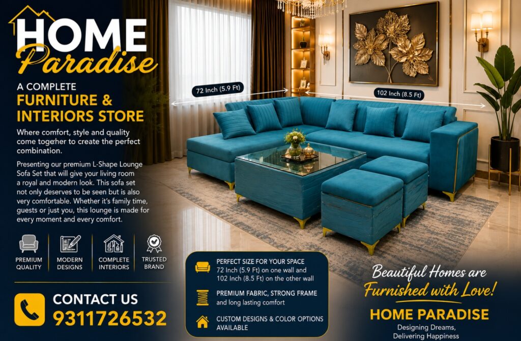 LSHAPE SOFA WITH LOUNGER